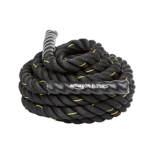 Basics Battle Exercise Training Rope, 1.5/2in Diameter, 40ft Length BATTLE Ropes supps247 