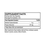 Thorne Research - Betaine HCL & Pepsin 225 count Back to results supps247