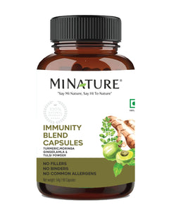 Immunity Blend Capsules | Turmeric , Moringa , Ginger, Amla , Tulsi | 45 Day supply | 90 Capsules Herbal Supplements supps247 