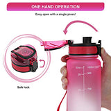 Water Bottle with Time Marker 1L Accessories supps247