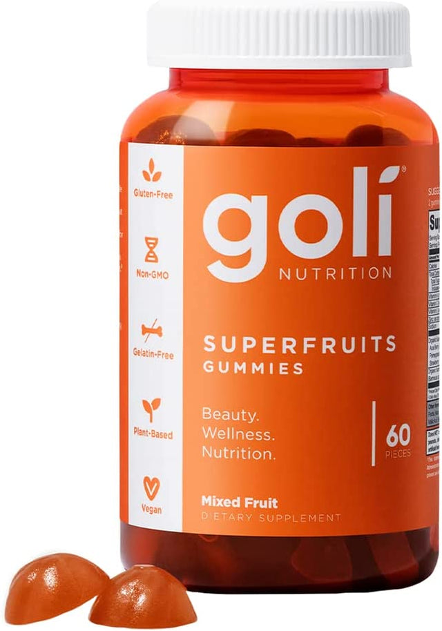 Goli SuperFruits Beauty Gummy Vitamin - 60 Count Supps247