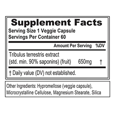 Evlution Nutrition 100% Pure Tribulus Terrestris Extract Back to results SUPPS247