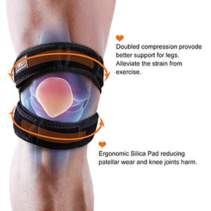 Patella Knee Strap for Knee Pain Relief Arthritis, Rheumatism & Joint Problems supps247 