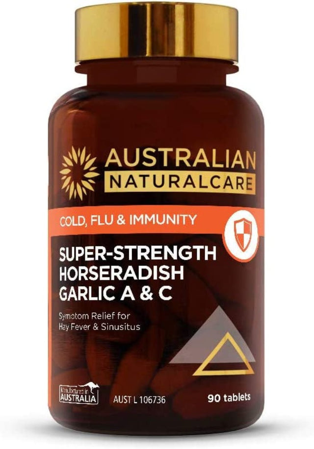 Australian NaturalCare - Super-Strength Horseradish Garlic A & C Supps247