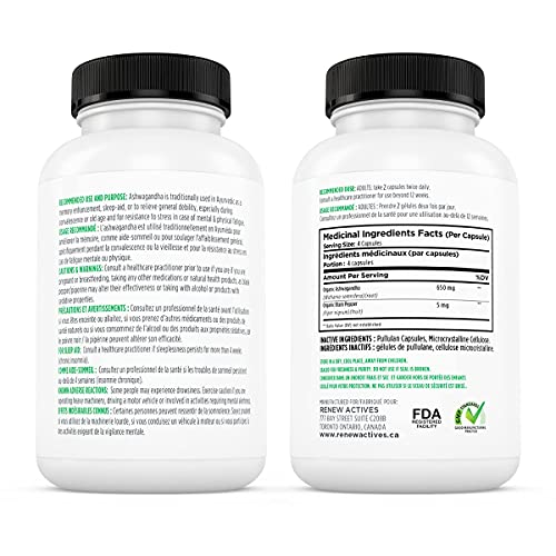 Organic ASHWAGANDHA Capsules: 1300 Mg herbs supps247 - Image 7