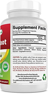 Best Naturals Beet Root Powder 500 Mg Capsules, 180 Count Multivitamins & Minerals supps247 