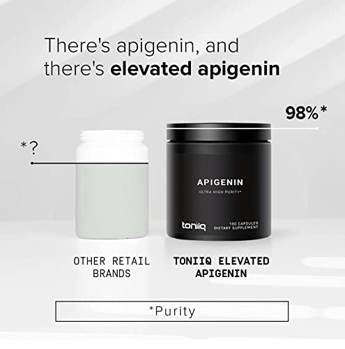 Toniiq Ultra High Strength Apigenin - 100mg Sleep Supplements Amazon