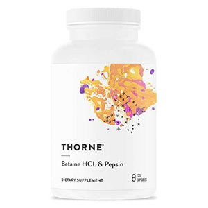 Thorne Research - Betaine HCL & Pepsin 225 count Back to results supps247