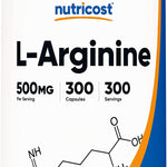Nutricost L-Arginine 500mg, Amino Acid Tablets (300 capsules) Back to results supps247 