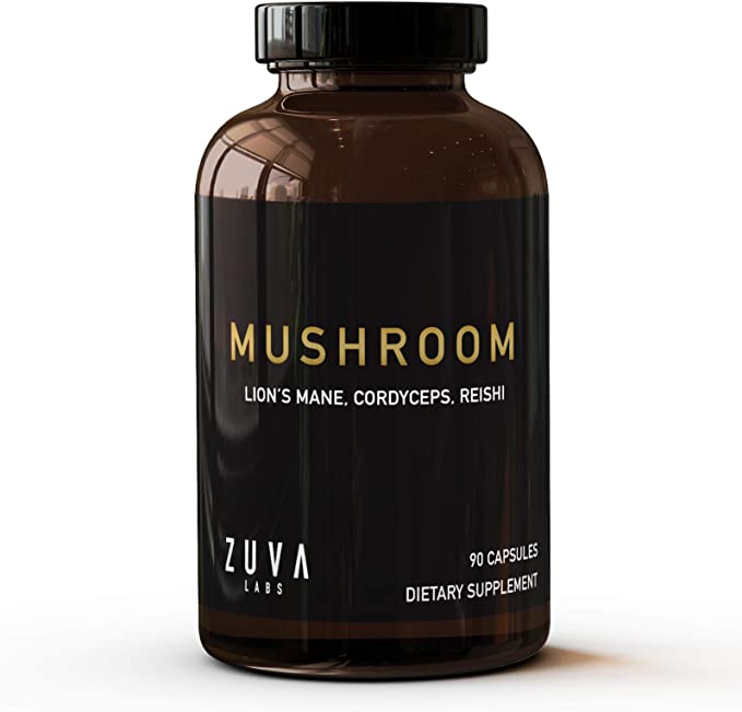 Lions Mane , Reishi + Cordyceps Mushroom 2000mg 90 Capsules Mushrooms Not specified 