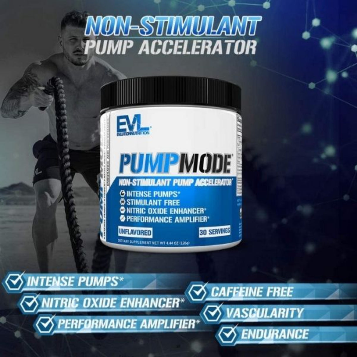 Evlution Nutrition Pump Mode PREWORKOUT supps247