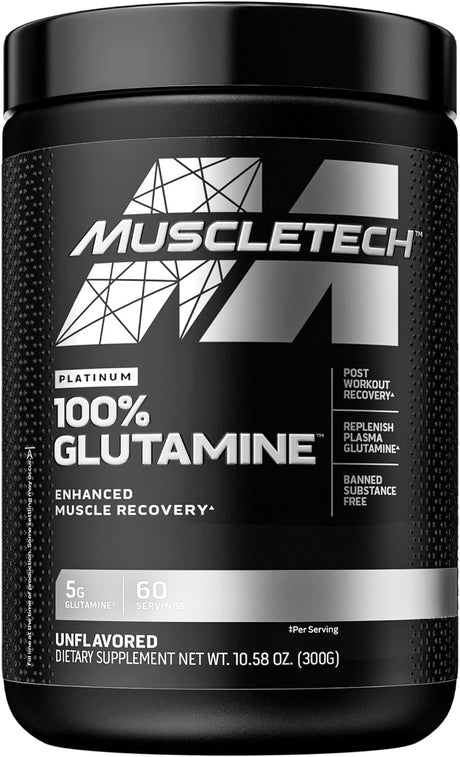 MuscleTech 100% Pure L Glutamine Powder General Amazon 