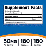 Nutricost Apigenin 50mg, 180 Capsules General Nutricost 