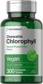 Chlorophyll Tablets | 300 Chewables | Natural Peppermint Flavor by Horbaach General Not specified 