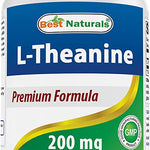 Best Naturals L-Theanine 200mg 120 Tablets Amino Acids Best Naturals Supps247
