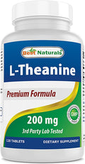 Best Naturals L-Theanine 200mg 120 count