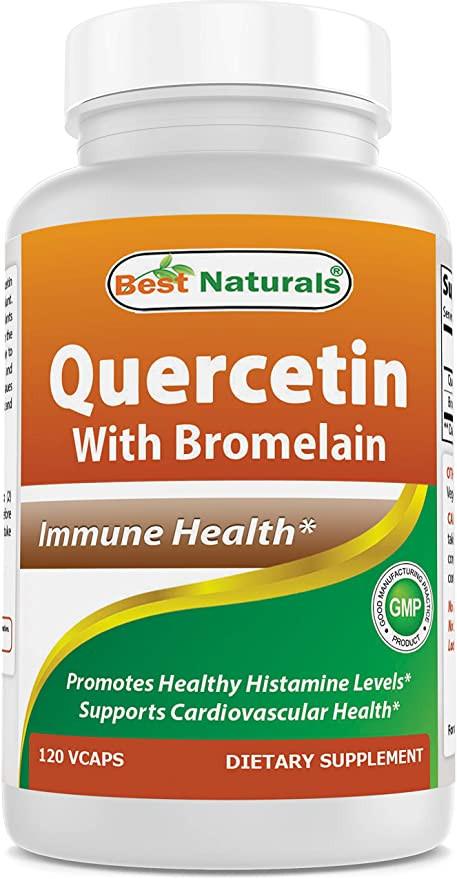 Best Naturals Quercetin With Bromelain 120 Capsules Supps247 - Image 1