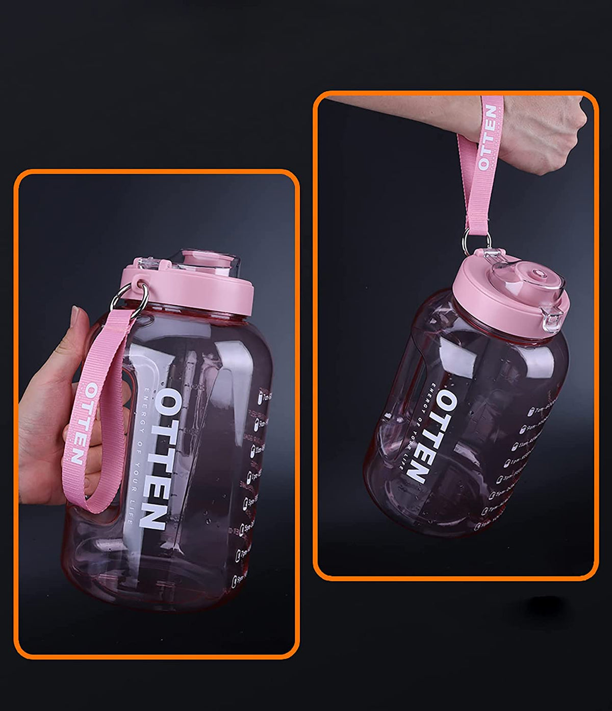 Water Bottle with Time Marker Back to results supps247 - Image 20