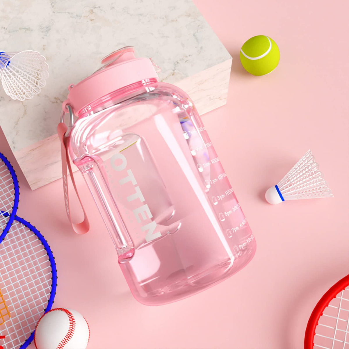 Water Bottle with Time Marker Back to results supps247 - Image 21