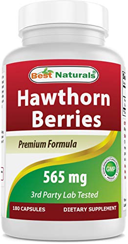 Best Naturals Hawthorn Berry 565 mg 180 Capsules Back to results supps247