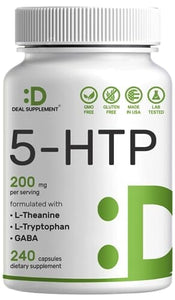 5-HTP 200mg Per Serving 240 caps by Deal Supplements Back to results Amazon 