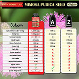 Natural Mimosa Pudica Seeds Capsules 3875mg Back to results supps247