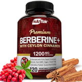 Premium Berberine with Ceylon Cinnamon by NutriFlair
