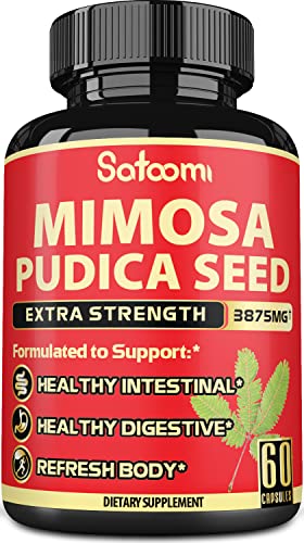 Natural Mimosa Pudica Seeds Capsules 3875mg Back to results supps247