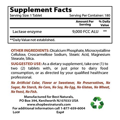 Load image into Gallery viewer, Best Naturals Lactose Intolerance