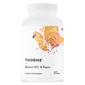 Thorne Research - Betaine HCL & Pepsin 225 count Back to results supps247