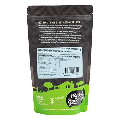 Honest to Goodness Organic Carob Powder, 350 g Spices & Seasonings supps247  - Image 3