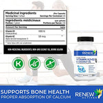 Renew Actives D3 K2 Supplement with Organic Coconut Oil Vitamins & Supplements supps247