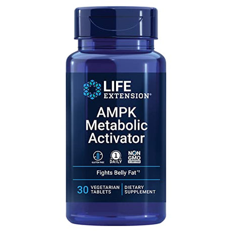 Life Extension AMPK Metabolic Activator 30 Vegetarian Tablets Back to results supps247 