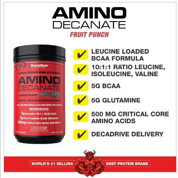 AMINO DECANATE by MuscleMeds EAAs SUPPS247 - Image 2