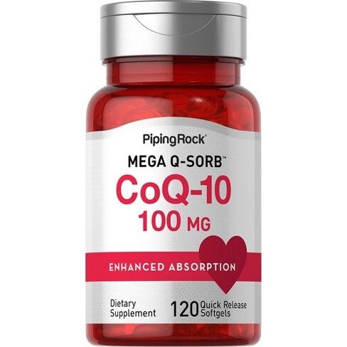 CoQ10, 100 mg, 120 Count By Piping Rock General Not specified 