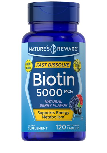 BIOTIN 5000MCG General NATURE'S REWARD 