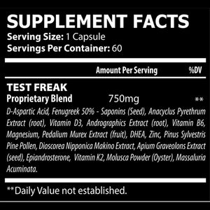 CORE CHAMPS CORE SERIES TEST FREAK 60CT supps247