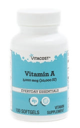 Vitamin A -- 3000 mcg (10,000 IU) - 100 Softgels