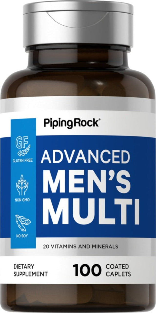 Advanced Men's Multi, 100 Coated Caplets supps247 