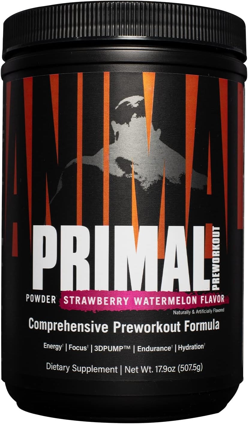 Animal Primal Muscle Hydration + Pre workout Powder Strawberry Watermelon General UNIVERSAL NUTRITION 