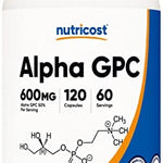 Nutricost Alpha GPC 600mg, 120 Vegetarian Capsules Blended Vitamin & Mineral Supplements Amazon 