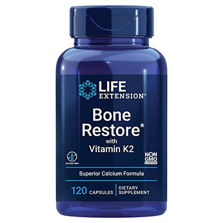 Life Extension Bone Restore with Vitamin K2, 120 vegetarian capsules Back to results SUPPS247 