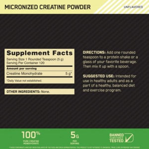 Micronized Creatine Powder 600g by Optimum Nutrition General OPTIMUM NUTRITION
