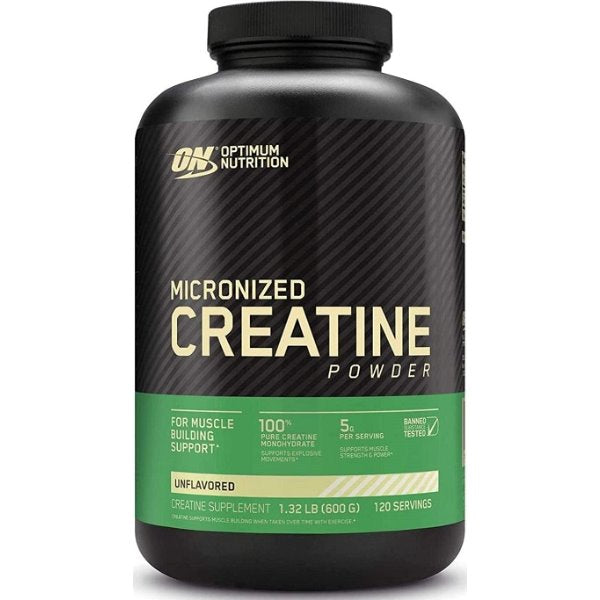 Micronized Creatine Powder 600g by Optimum Nutrition General OPTIMUM NUTRITION 120 servings