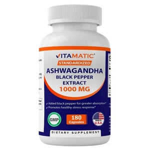 Vitamatic Ashwagandha 1000mg herbs supps247