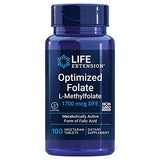 Life Extension 1000 mcg Optimized Folate Tablets, 100 Count Back to results supps247 