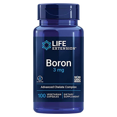 Life Extension Boron 3 Mg 100 vegetarian capsules Back to results Amazon