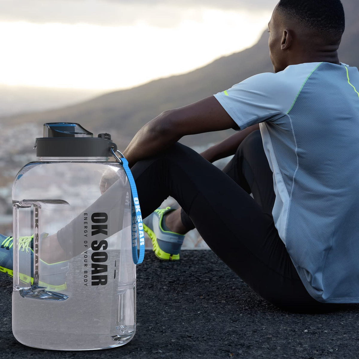 Water Bottle with Time Marker Back to results supps247 - Image 29