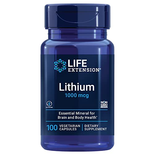 Life Extension Lithium 1,000 Mcg 100 Vegetarian Capsules, 100 Count (02403) Back to results supps247 