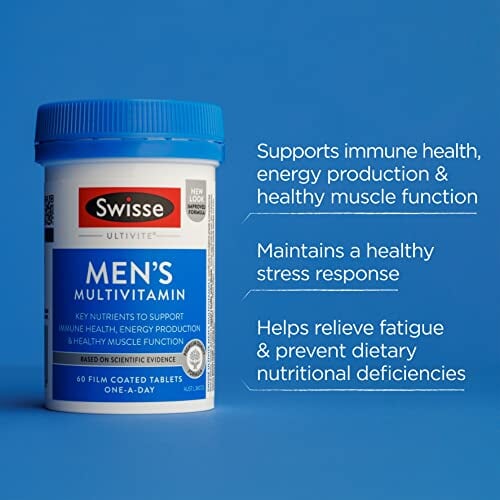 Swisse Ultivite Men's Multivitamin, 120 Tablets Multivitamins supps247 